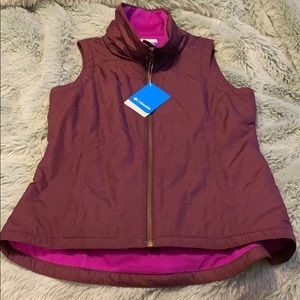 Columbia sz Small NWT fleece lined puffer vest